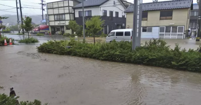 日本石川縣暴雨成災 增至一死十多人失蹤