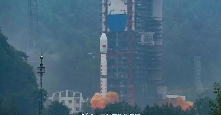 中國成功將遙感四十三號02組衞星發射升空