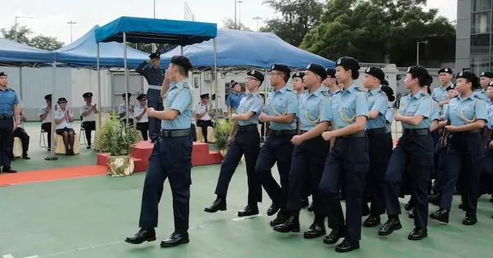 強化青少年國民身分認同及國家觀念 民安隊少年團以中式步操作賽　