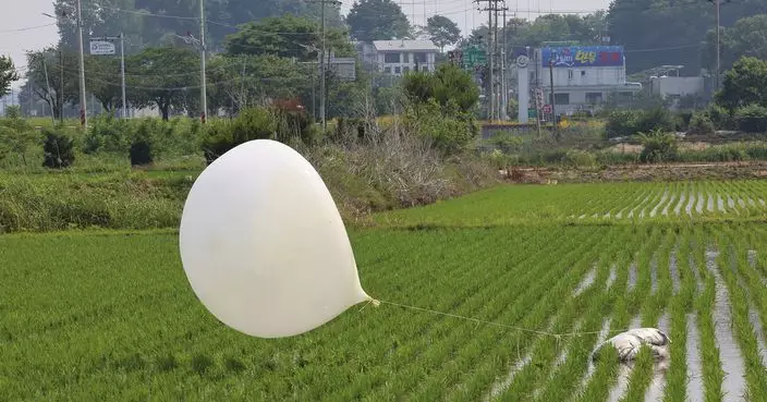 南韓：北韓再放可能載有垃圾氣球 或飄至首爾及京畿道地區