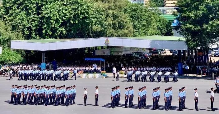 警察學院結業會操 簡啟恩：維護國安是警員職責　冀不忘儆惡懲奸初心