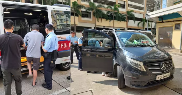 警方牛下邨輕型客貨車搜出20多包懷疑可卡因及冰毒 司機涉販毒被捕