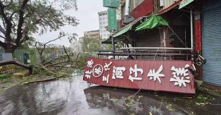 「山陀兒」午後於高雄小港登陸　多地狂風大雨有貨車被吹翻