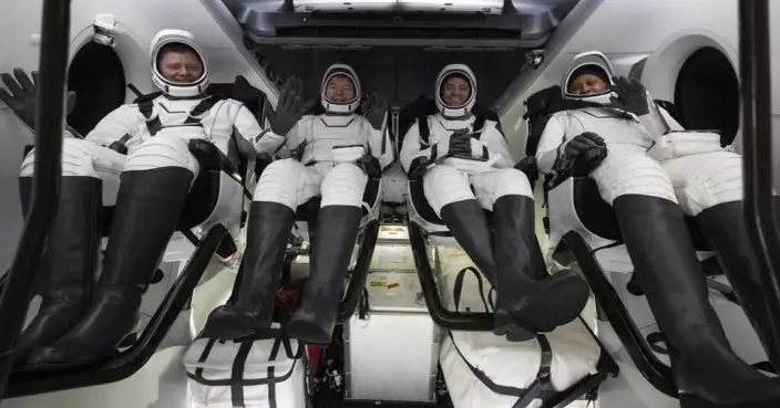 4太空人坐SpaceX「龍」飛船返回地球　一人現健康問題留院觀察