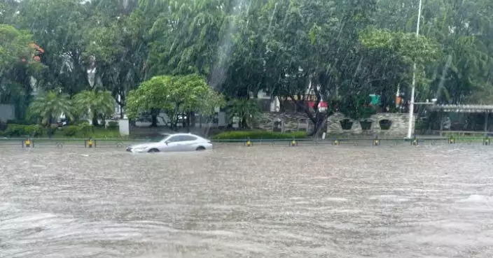 潭美殘餘環流影響海南 三亞暴雨破10月單日紀錄