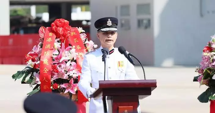 出席「消防處紀念日」消防處長楊恩健：華豐大廈火警消防救護員緊守前線臨危不懼