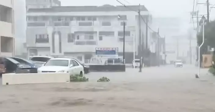 日本沖繩縣暴雨當局發警報 籲民眾提防山泥傾瀉