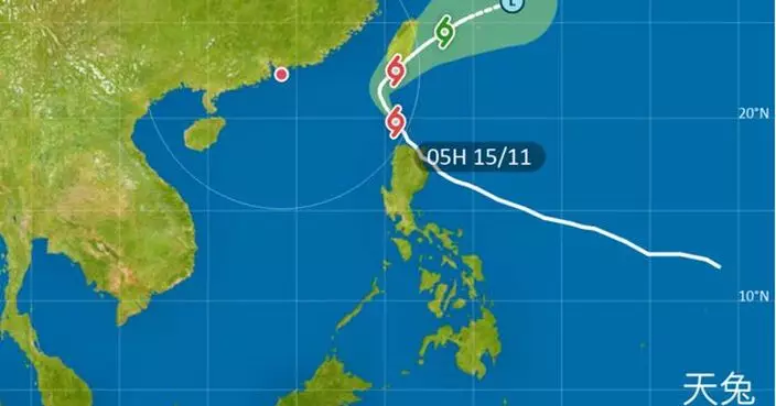 天兔進入本港800公里範圍內 天文台料對本港直接威脅不大