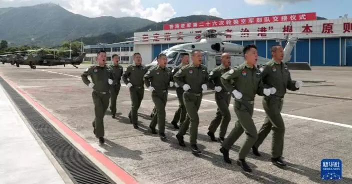 解放軍駐港部隊出動陸海空部隊 組織第4季度聯合巡邏