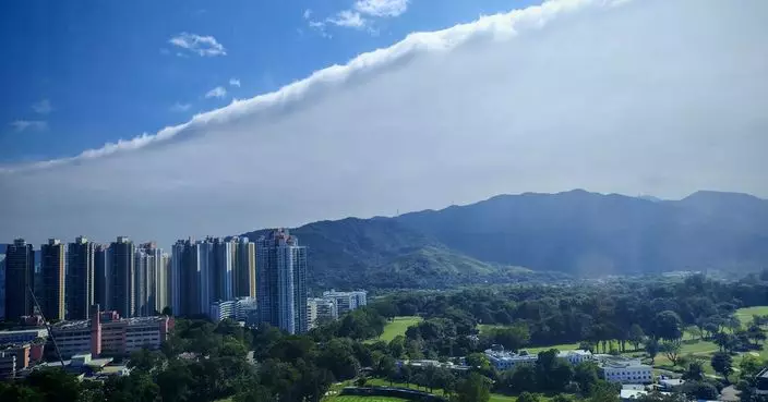 本港周末氣溫料下降 藍天驚被怪雲遮半邊 天文台：天空為你冚被被