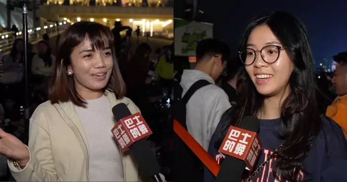 加拿大少女與男友專程回港   在港工作印尼人期待看美麗煙花