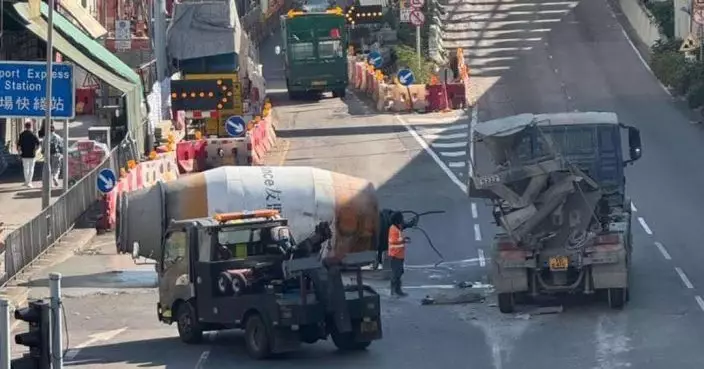 油麻地有田螺車車斗飛脫墮行車線