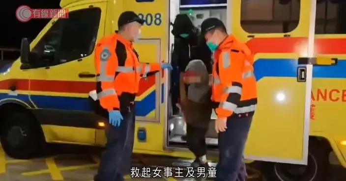 中年婦與6歲兒八仙嶺行山迷路 直升機救起送院治理