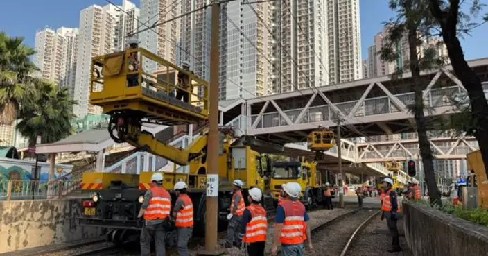 輕鐵天悅站架空電纜受損影響電力供應　港鐵料需數小時修復