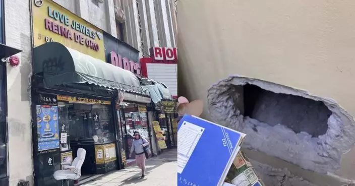 竊賊自隔壁廢棄戲院挖道鑿牆闖入 洛杉磯珠寶店遭掏空估損失達1.6億