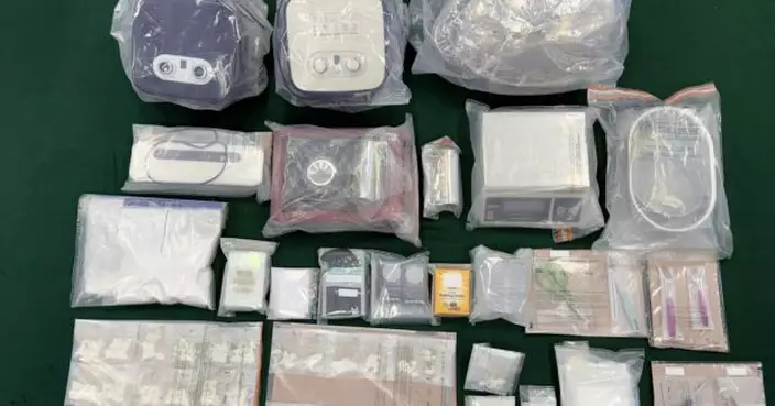 海關搗破製毒工場檢毒品約值120萬元　涉案34歲男子明提堂