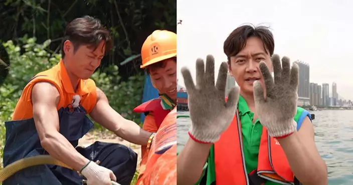 張振朗任一日海上清潔師晒驚人體力 超強麒麟臂+前臂肌肉+三頭肌勁搶Fo