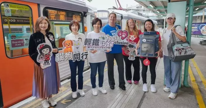 輕鐵「貓狗同行」首日試行　港鐵：整體運作暢順有序