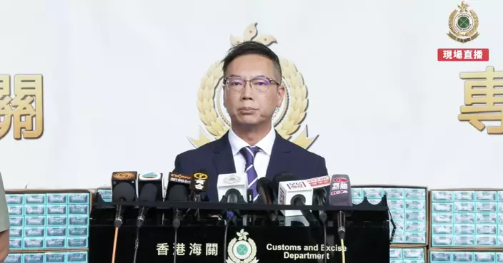 海關瓦解跨國走私香煙集團拘2人 新加坡抵港貨櫃檢值2.2億私煙