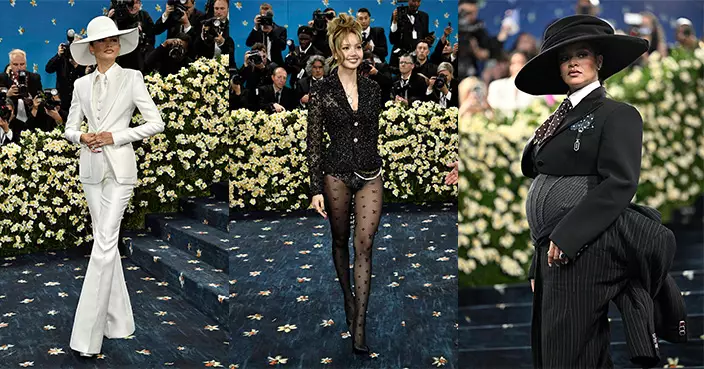MET GALA 2025紅毯群星爭艷 BLACKPINK Lisa極短褲西裝造型成焦點