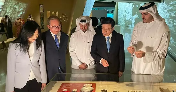 李家超參觀卡塔爾國家博物館 並出席中國大使曹小林交流餐敍