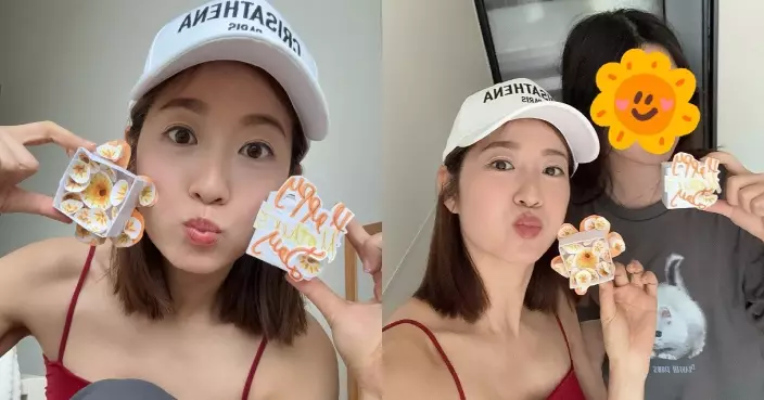陳自瑤母親節收囡囡親手製作禮物 心情大靚罕晒母女合照