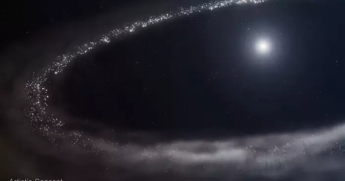 NASA透過韋伯太空望遠鏡觀測 首次證實恆星周圍存在「結晶狀水冰」