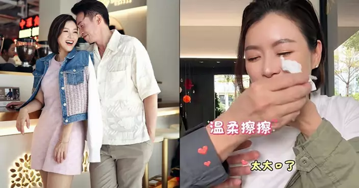 陳豪「空氣咖啡」整蠱愛妻 陳茵媺秒中Dirty甜擦嘴 11年婚姻閃爆網民