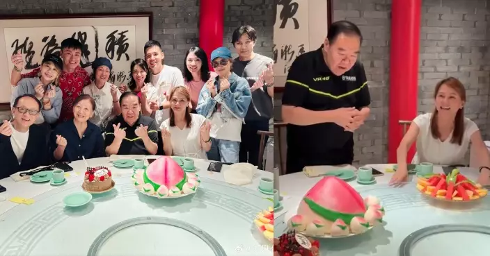 鄭則仕獲大班好友齊聚賀74歲生日 愛妻林燕明激罕現身保養得宜好有氣質