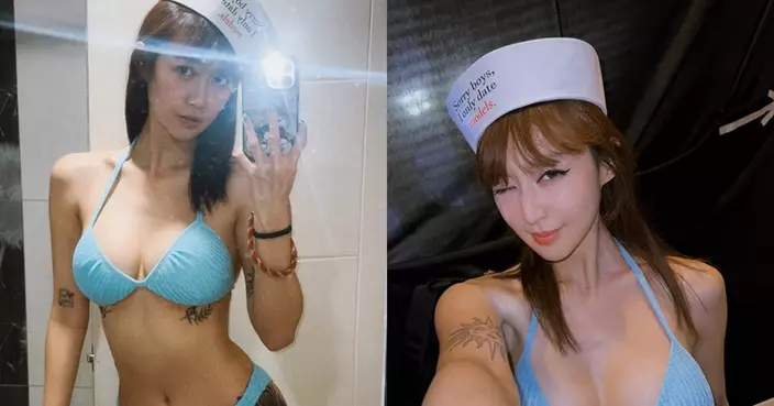 「DJ女神」樂宜水手風比堅尼造型引熱議 34C上圍展夏日活力