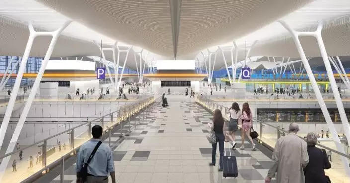機管局：機場二號客運大樓離境大堂最快明年3月啟用