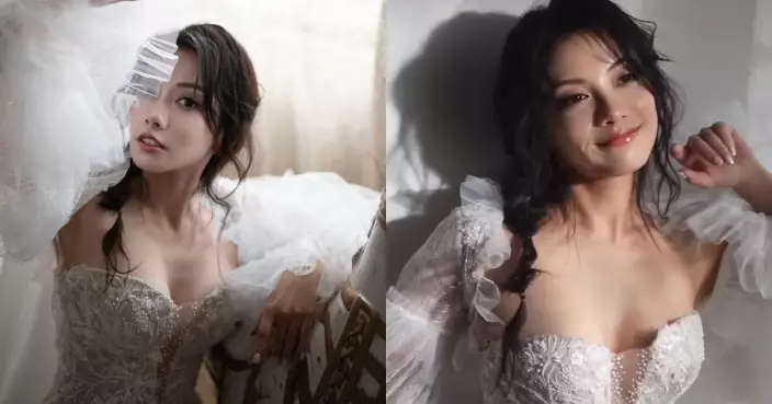 鄧洢玲迎41歲生日坦言有年齡焦慮 晒谷胸婚照派福利兼自我勉勵