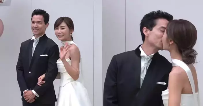 簡淑兒麥大力補擺婚宴唔玩新郎 新娘子霸氣宣言：呢個只可以我玩