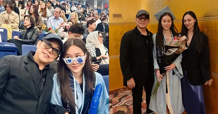 李連杰「學歷墊底」笑住認輸   細女李安淇哥大畢業圓滿「四大千金學霸路」