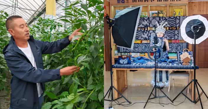 農民直播帶貨成「新農活」 榕江農特產品闖大灣區 香港都食到貴州蔬菜