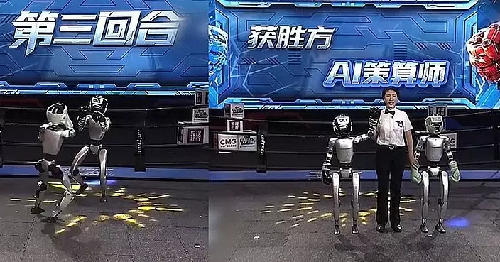 全球首場人形機械人MMA！「AI策算師」奪冠  創格鬥賽歷史新頁