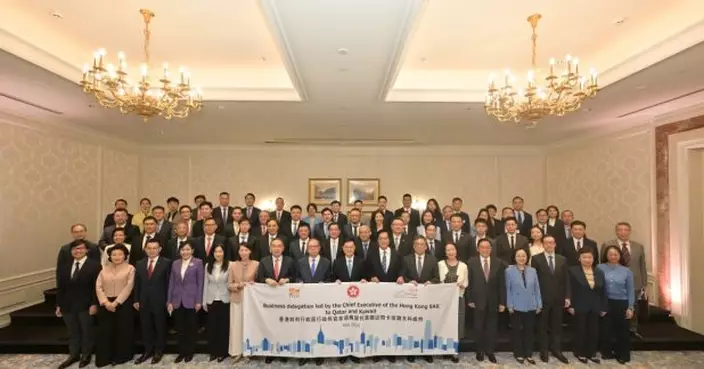 特首中東行｜李家超在卡塔爾與7名內地企業代表交流