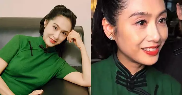 53歲朱茵零濾鏡真面目曝光！網民近距離野生捕獲 「紫霞仙子」優雅皺紋閃耀自信美