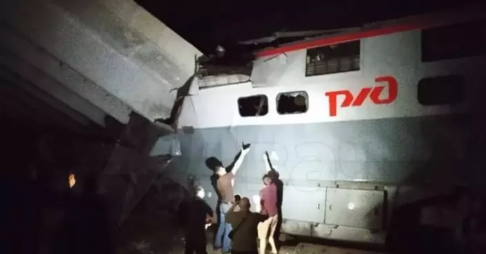 俄羅斯西部接壤烏克蘭地區有橋樑疑被炸塌 致火車出軌至少7人死亡