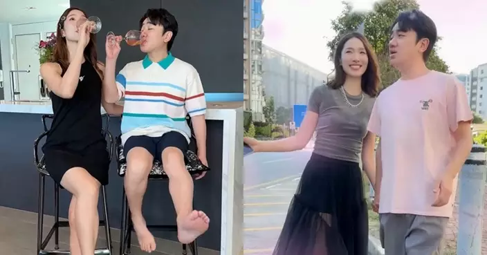 「最萌身高差」放閃！王祖藍李亞男結婚10週年 創意玩轉13cm差距