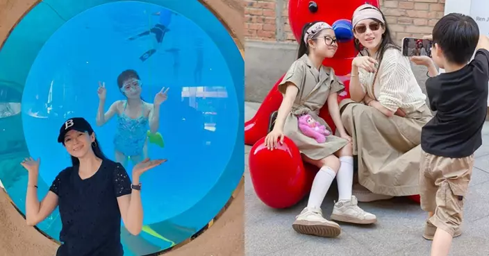 章子怡激罕晒親子時光！9歲醒醒仙氣逼人 5歲細仔化身御用攝影師