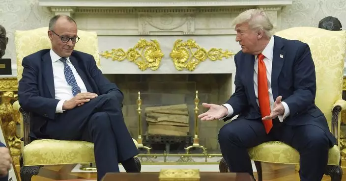 特朗普與默茨會面 稱短時間內較難促成俄烏立即停火