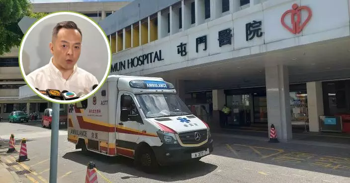 周一鳴再到醫院探望墮橋警員 稱情況「暫時OK」
