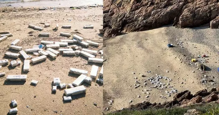 行山女蒲台島海灘驚見大量疑似擱淺私煙 網笑：海鹽味焦油