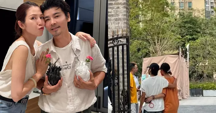 51歲蔡少芬與張晉珠海蜜遊糖黐豆互動甜到漏 孝順新抱一招氹掂老爺奶奶