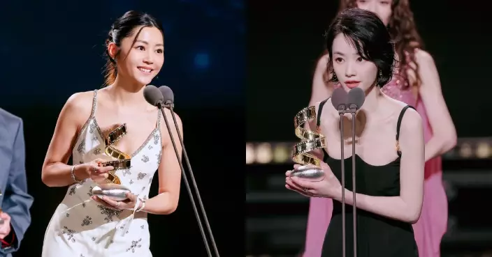 微博電影之夜|衛詩雅攞獎唔停手奪「年度表現力演員」 劉雅瑟獲頒「年度閃耀演員」