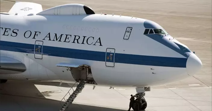美「末日飛機」E-4B迂迴路線飛抵華盛頓 釋放了什麼訊號？
