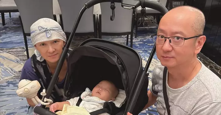 高鈞賢母抗癌成功探孫女 親手為愛女剃頭