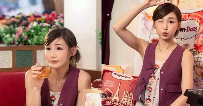 簡淑兒婚後首蒲頭驚現幸福肥 與機長老公狂掃甜品放閃：要食晒佢！