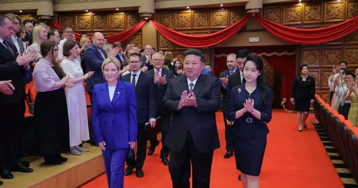 金正恩平壤會見率團訪朝的俄羅斯文化部長